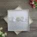 Half Fold Glitter Invitation Card with Paper Box Wedding Invitation Decoration Customized 